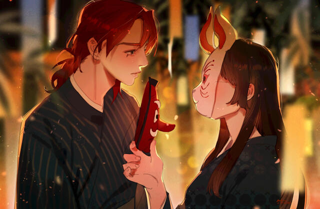 bust up - color sketch