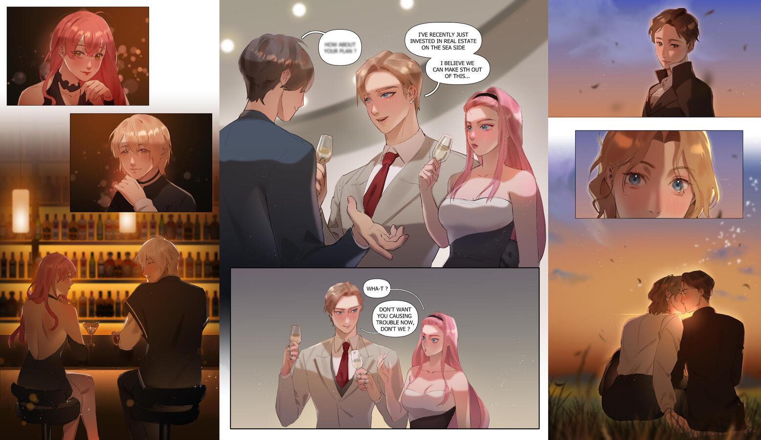 comic - rough color