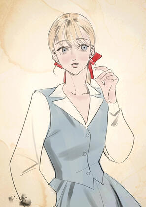 half body - soft sketch